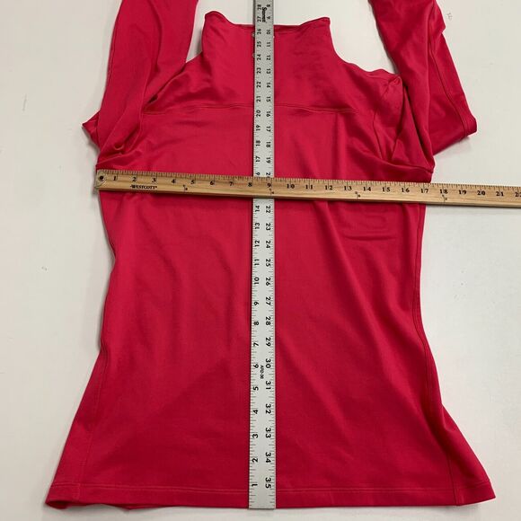 Nike Golf Top Women S Small Watermelon Dri Fit Snap Button Collar Athletic Shirt - Picture 7 of 12